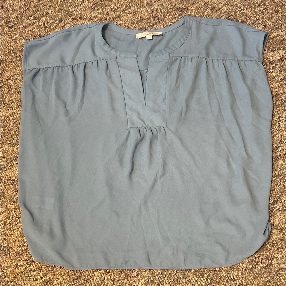 LOFT Soft Blue Blouse